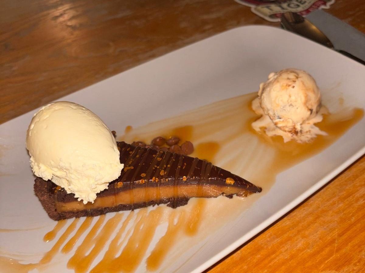 A sample from the dessert menu